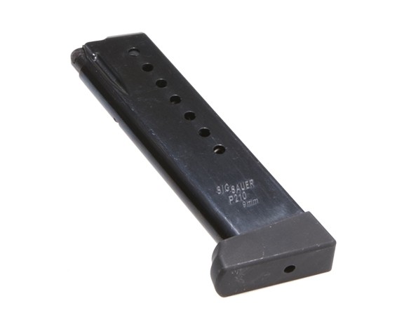 SIG SAUER P210 TARGET 8 RD 9mm FACTORY EXTENDED BASE MAG-210-9-8-TGT